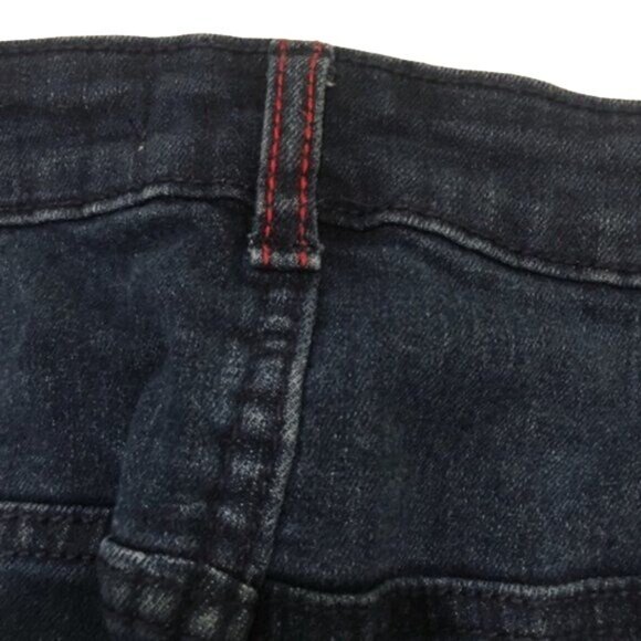 Eloquii High Rise Assymetrical Hem Jeans Women's Size 22 Medium Dark Wash Flatte - Picture 9 of 12